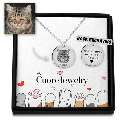 Cat Portrait Necklace